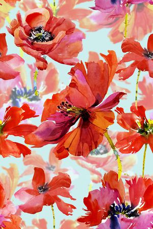 时尚手绘华亿平台印花华亿平台图片