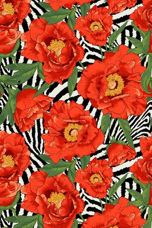 花朵印花华亿平台图片