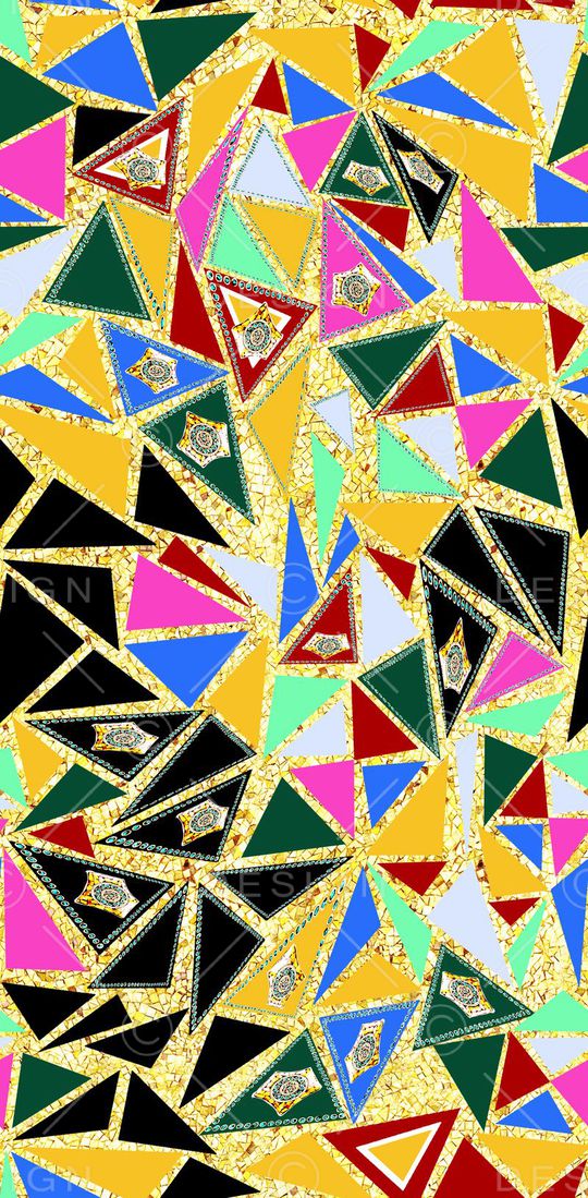 几何印花华亿平台图片