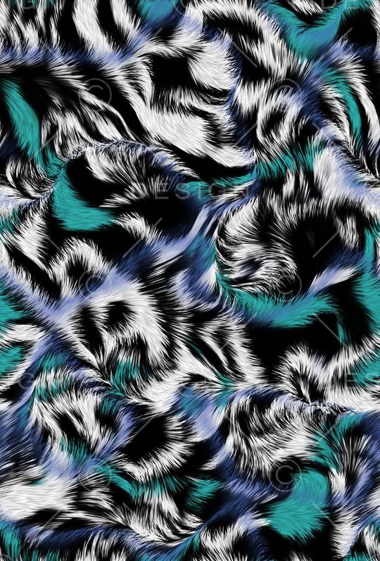 动物纹印花华亿平台图片