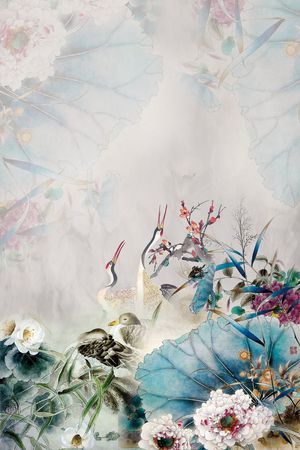 乱花印花华亿平台图片