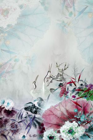 乱花印花华亿平台图片