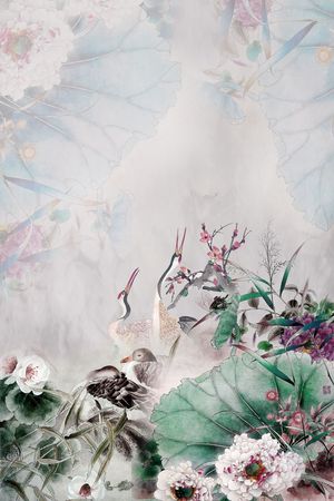 乱花印花华亿平台图片