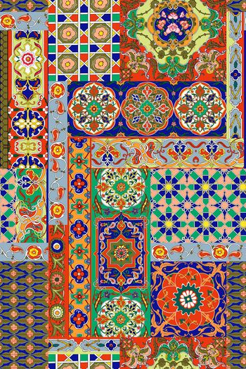 593860-花草纹饰拼贴