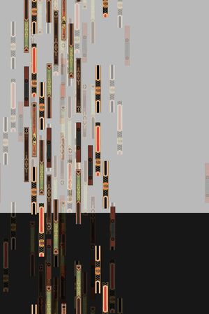 复古印花华亿平台图片