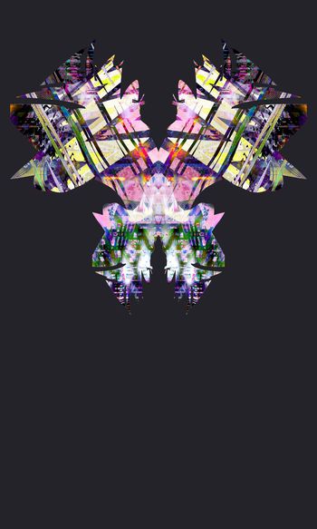 594019-黑底肌理风景