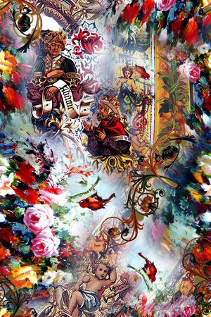 英式印花华亿平台图片