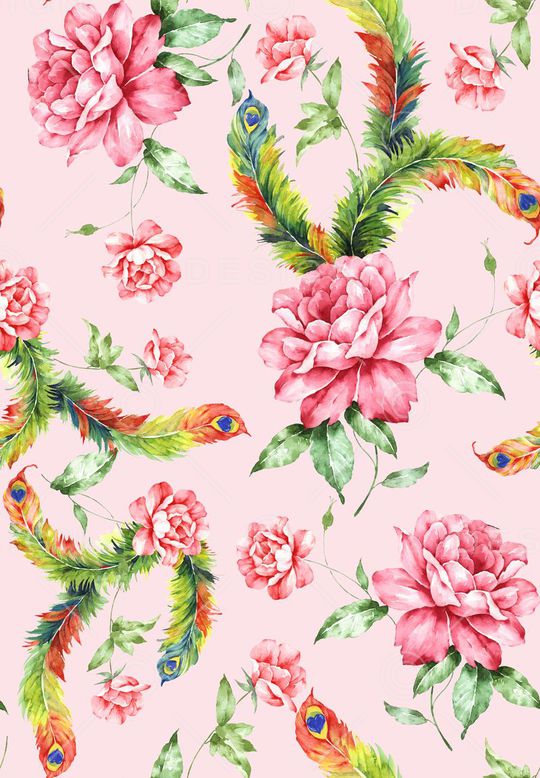 玫瑰印花华亿平台图片