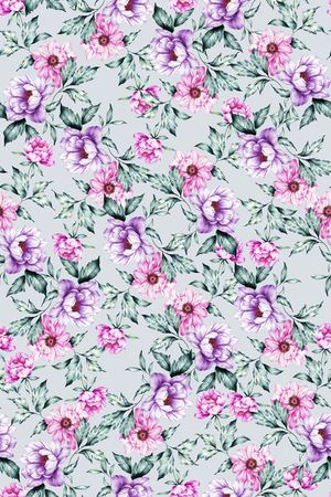 时尚清新印花华亿平台图片