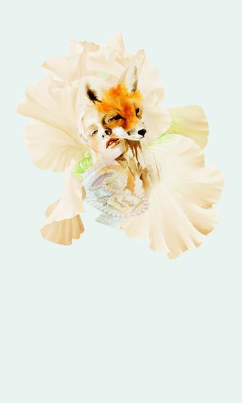 594252-手绘抽象美女