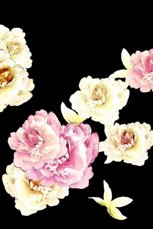 牡丹印花华亿平台图片