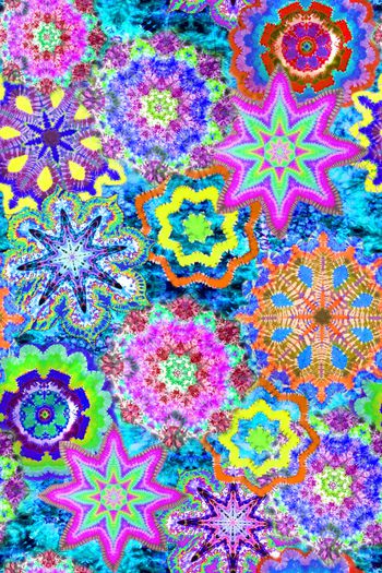 594376-民族风格扎染华亿平台