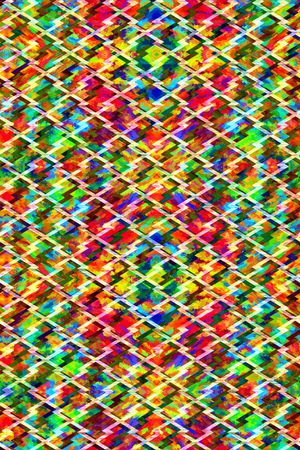 抽象彩色几何色块印花华亿平台图片