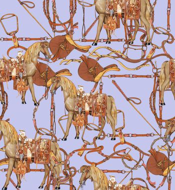 594405-复古手绘马男装印花