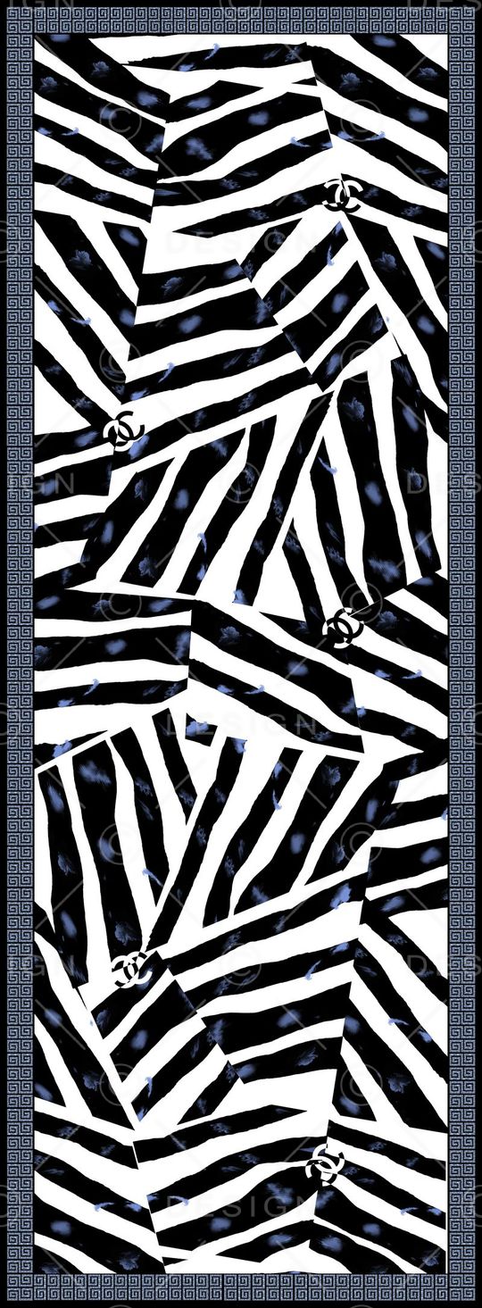 不规则几何印花华亿平台图片