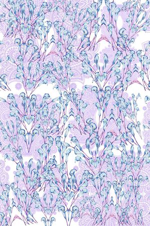 花卉花丛印花华亿平台图片