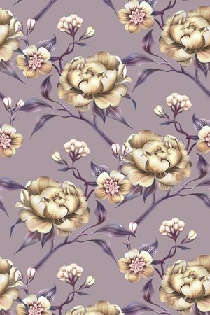 手绘印花华亿平台图片