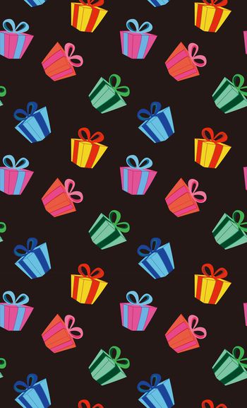 594617-彩色礼盒 女装童装-黑