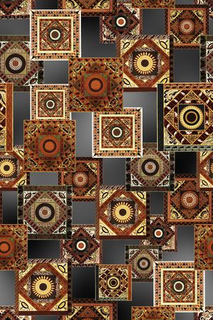 正方形印花华亿平台图片