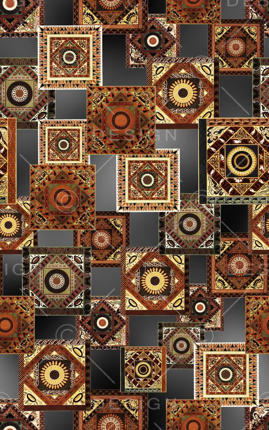 正方形印花华亿平台图片