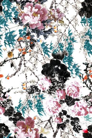 花朵印花华亿平台图片