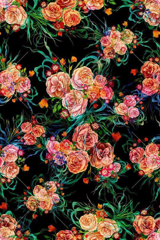 花朵印花华亿平台图片