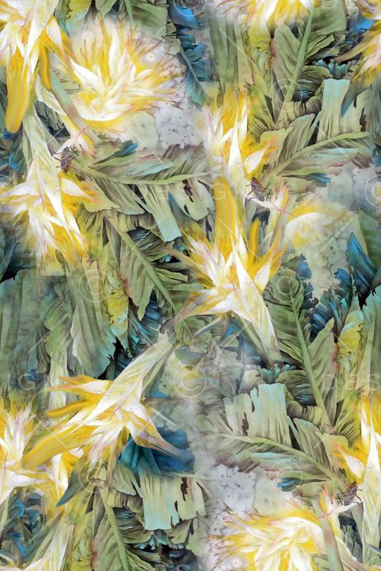 手绘中国风印花华亿平台图片