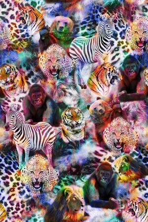 动物印花华亿平台图片