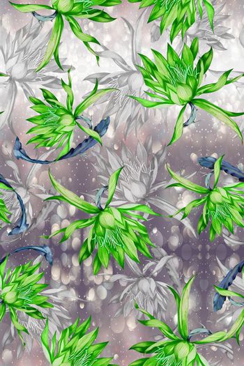 594800-水彩浪漫花卉服装