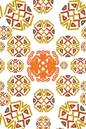 几何线条印花华亿平台图片