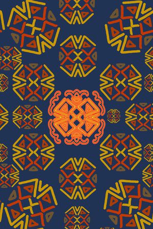 几何线条印花华亿平台图片