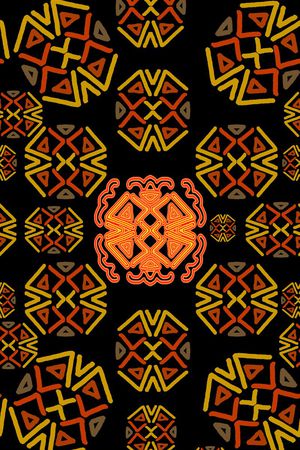 几何线条印花华亿平台图片