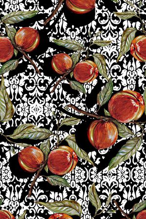 复古印花华亿平台图片