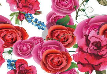 玫瑰印花华亿平台图片