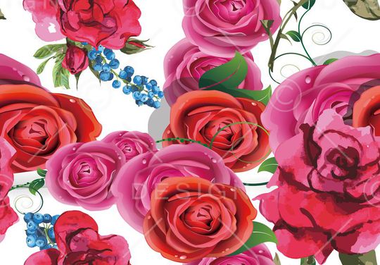 玫瑰印花华亿平台图片