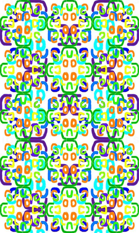 几何线条印花华亿平台图片