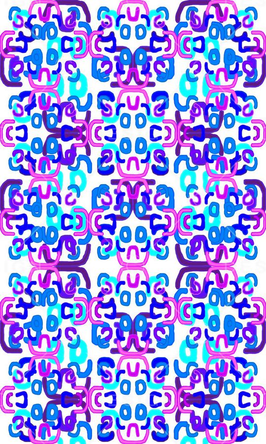 几何线条印花华亿平台图片