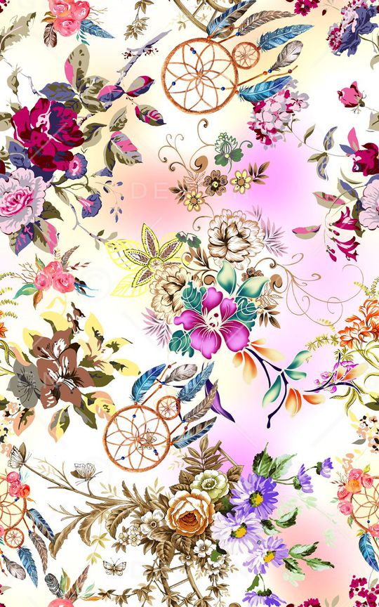 花朵印花华亿平台图片