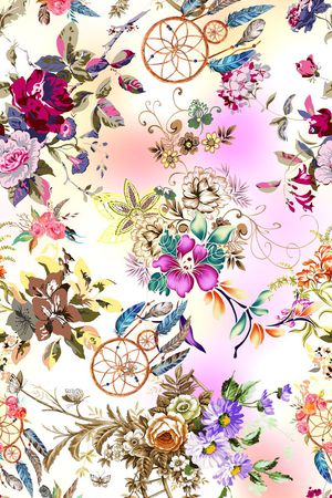 花朵印花华亿平台图片