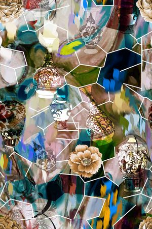 玫瑰印花华亿平台图片