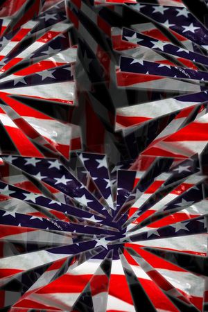 美国国旗印花华亿平台图片