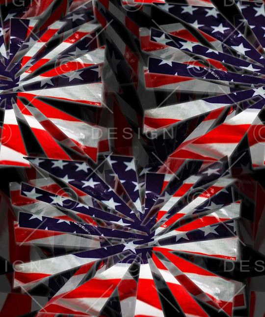 美国国旗印花华亿平台图片