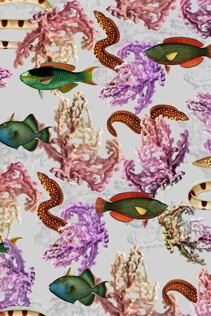 复古印花华亿平台图片