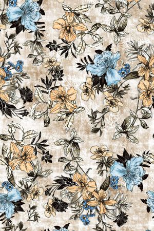 中国风印花华亿平台图片