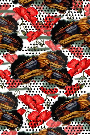 荷花印花华亿平台图片