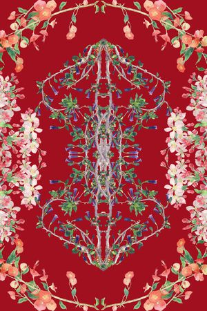 花瓣印花华亿平台图片