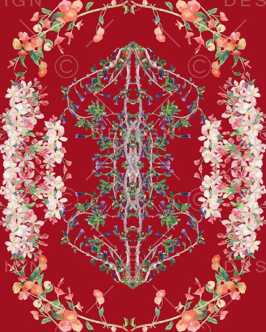 花瓣印花华亿平台图片