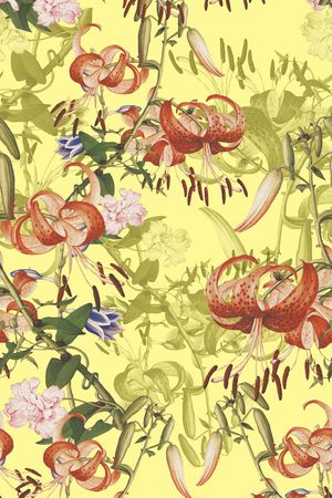 复古印花华亿平台图片