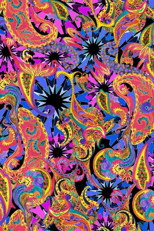 佩斯利印花华亿平台图片