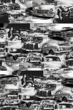 复古照片印花华亿平台图片